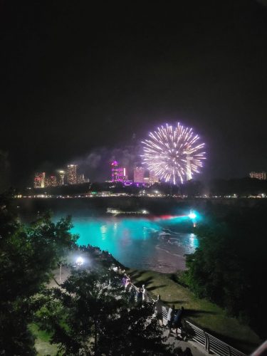 Fireworks Niagara Falls State Park New York Amy Dodd Pilkington