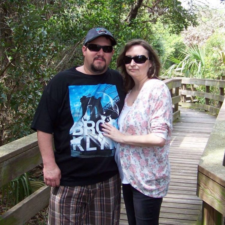 Amy Dodd Pilkington with husband Garry Pilkington