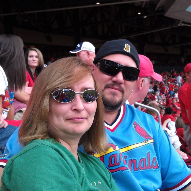 Amy Dodd Pilkington with husband Garry Pilkington